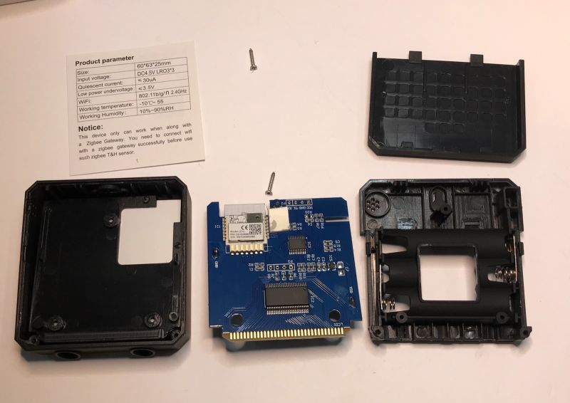 Jaki kalendarzyk z pomiarem temperatury i wilgotności na Zigbee do Home Assistant?