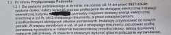 Fragment warunków przyłączeniowych Tauron z informacjami o instalacji przedlicznikowej
