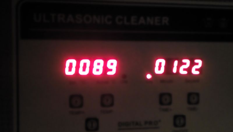 Myjka ultradźwiękowa SONIX - Rosnąca samoczynnie temperatura Pracy