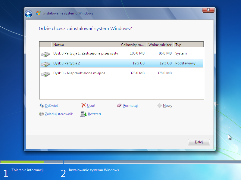 Przydziały Dyskowe W Systemach Rodziny Windows Dzielenie dysku na partycje - Windows 7 - elektroda.pl