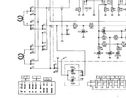 Schemat połączeń elektrycznych z zaznaczonym błędem w sekcji g przełącznika.