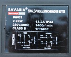Jak zmienić kierunek obrotów w silniku 2.2 kW jednofazowym?