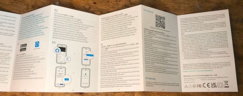 [ESP32] Termostat z wyświetlaczem i WiFi - Sonoff THR320D - aplikacja eWeLink