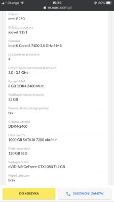 Jakie części do MSI Nightblade Mi3 dla gry Cyberpunk?