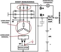 Mercedes W124 2.3 benzyna - Wstawienie diody do regulatora celem zwiekszenia lad Mercedes W124 2.3 benzyna - Wstawienie diody do regulatora celem zwiekszenia lad