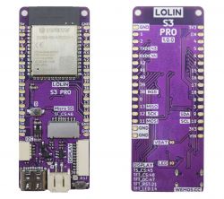LOLIN S3 Pro - płytka prototypowa z ESP32, microSD i TFT