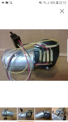 Skoda 105, 120 wycieraczki - Schemat instalacji podłączenia silnika wycieraczki 