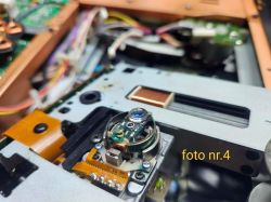 Regeneracja mechaniki Sony CDP-502ES - wymiana układu optycznego