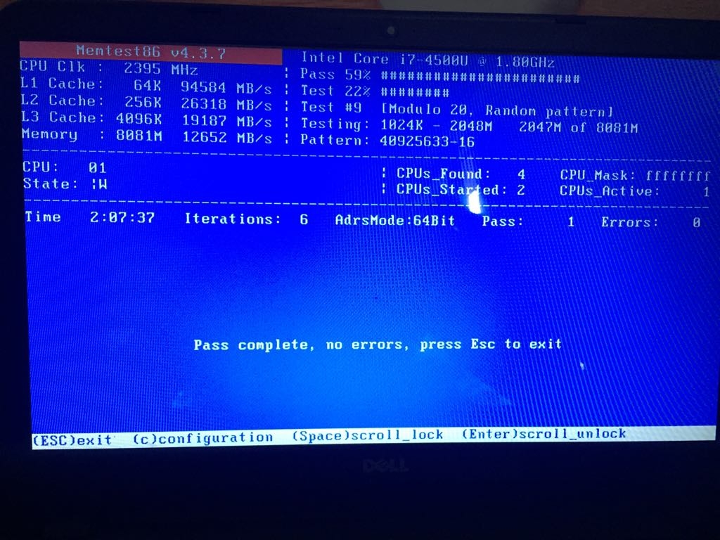 Dell Inspiron 15 3537 - ciągłe blue screeny po reinstalacji Win 7