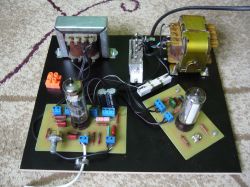 ECL86 and EM84 Tube Amplifier - PCB