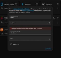 Problem configuring Reolink 410W camera in Homeassistant and dedicated app.