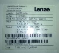 LENZE Motec 8200 - schemat kabla do podłączenia modułu LECOM A/B EMF2102IBCV001
