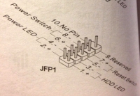 MSI Z270 Tomahawk Motherboard: Correct Front Panel Connection Pin Numbering and Guide