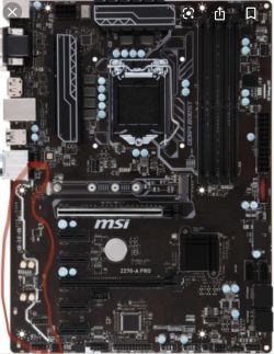 Lokalizacja i działanie diod LED ez debug na płycie MSI Z270A-PRO