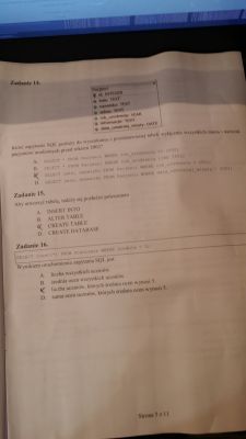 Zdjęcia arkusza egzaminacyjnego EE.09-X-19.06 - dyskusja o odpowiedziach