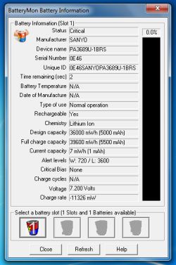 Regeneracja baterii w Toshiba NB100 - kontroler BQ8030DBT - jak zresetować I2C Arduino
