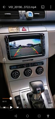 Chinese radio Podofo 8227l rear view camera only works when the radio starts.