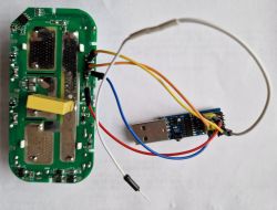 Dual Smart Socket PCB Module with Connections Connected PCB module of a dual smart socket.