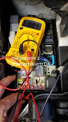 Ford C-MAX 2012 2l - nie działa sterowanie przekaźnika wentylatorem nawiewu