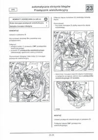 Peugeot 206 - Skrzynia AL4, biegi zmieniają się, ale licznik pokazuje pozycję P