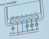 Wiring diagram of a momentary switch to GPIO terminals.