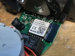 PCB with TYWE3S WiFi Module in Jinvoo SM-AW713 Jinvoo SM-AW713 PCB with visible TYWE3S WiFi module.