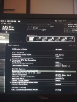 I3 10100F, B460M PRO, G.SKIl Aegis 16GB, RX 5500 XT, Sharkoon WPM 400 - brak reakcji na włączenie