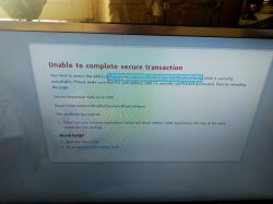Opera on Philips 40PFL4528K - message Unable to complete secure transaction Opera on Philips 40PFL4528K - message Unable to complete secure transaction