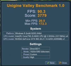 Czy parametry jakie zastosowałem do podkręcenia GeForce GTX 960 są bezpieczne?