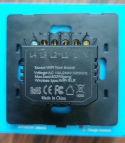 Another CB3S (BK7231N) 3 Gang Touch Switch, Europe, with Neutral, similar to Lamex M17x