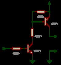 Attiny2313 - wyświetlacz 7 segmentowy na dwa napięcia.