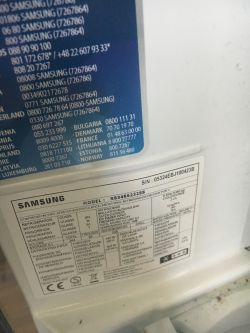 Lodówka Samsung RB34K6232SS przesłała chłodzić i mrozić, błąd C83