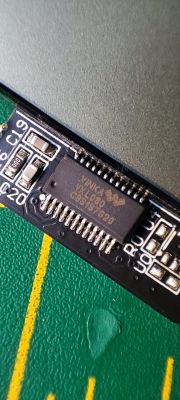 Vinka VKL060 Chip on PCB Close-up of Vinka VKL060 chip on a PCB