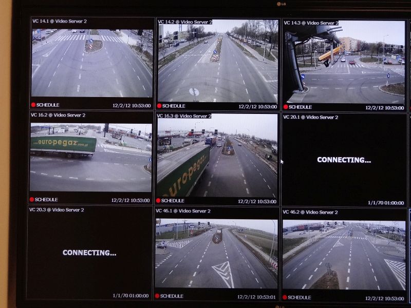 Identyfikacja systemu CCTV w kaliskim systemie zarządzania ruchem na ...