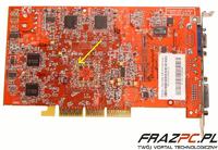 Radeon 9800 XL Medion - Naprawa i wartości kondensatora SMD po uszkodzeniu