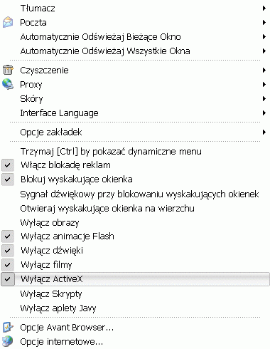 Jak zablokować natarczywe reklamy Flash i popupy na stronach?