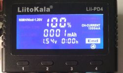 LiitoKala Lii-PD4, uniwersalna ładowarka: Li-Ion, Ni-MH/Cd, LiFePO4 LiitoKala Lii-PD4, uniwersalna ładowarka: Li-Ion, Ni-MH/Cd, LiFePO4