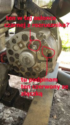 Traktorek - podłaczenie elektryki- stacyjka, aku, rozrusznik, alternator