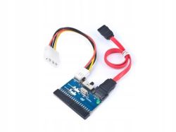 Adapter IDE na SATA z zasilaniem Molex i przewodem SATA