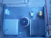 Wzmacniacz mocy MOS-FET 2x120W/8ohm. Wzmacniacz mocy MOS-FET 2x120W/8ohm.