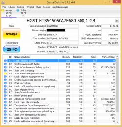 Interpretacja wartości SMART w dysku HGST - kiedy wymienić?