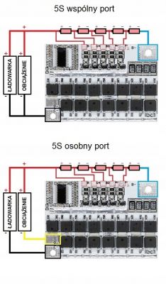 Spadek napięcia po ładowaniu pakietu 5s VTC5 - wina BMS?