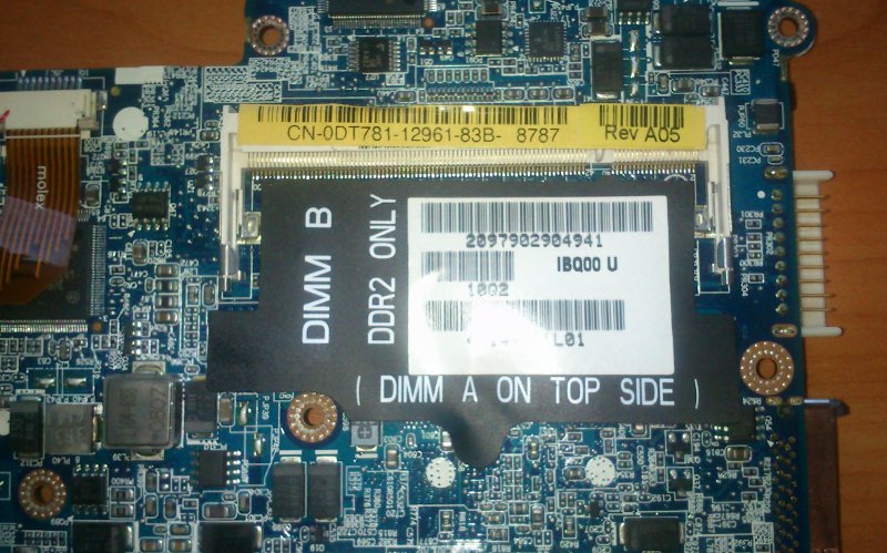 Dell d630 замена видеокарты