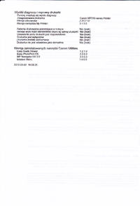 Canon MP250 - Nowy kartridż, rozmazany tekst mimo czyszczenia dysz