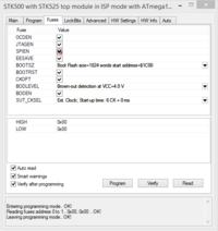 [ATmega16a][AVR Studio 4] Fusebity i brak możliwości zapisu