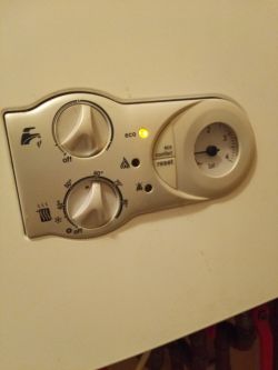 Dlaczego piec dwufunkcyjny Ferroli nie grzeje? Miga lampka przy Eco.