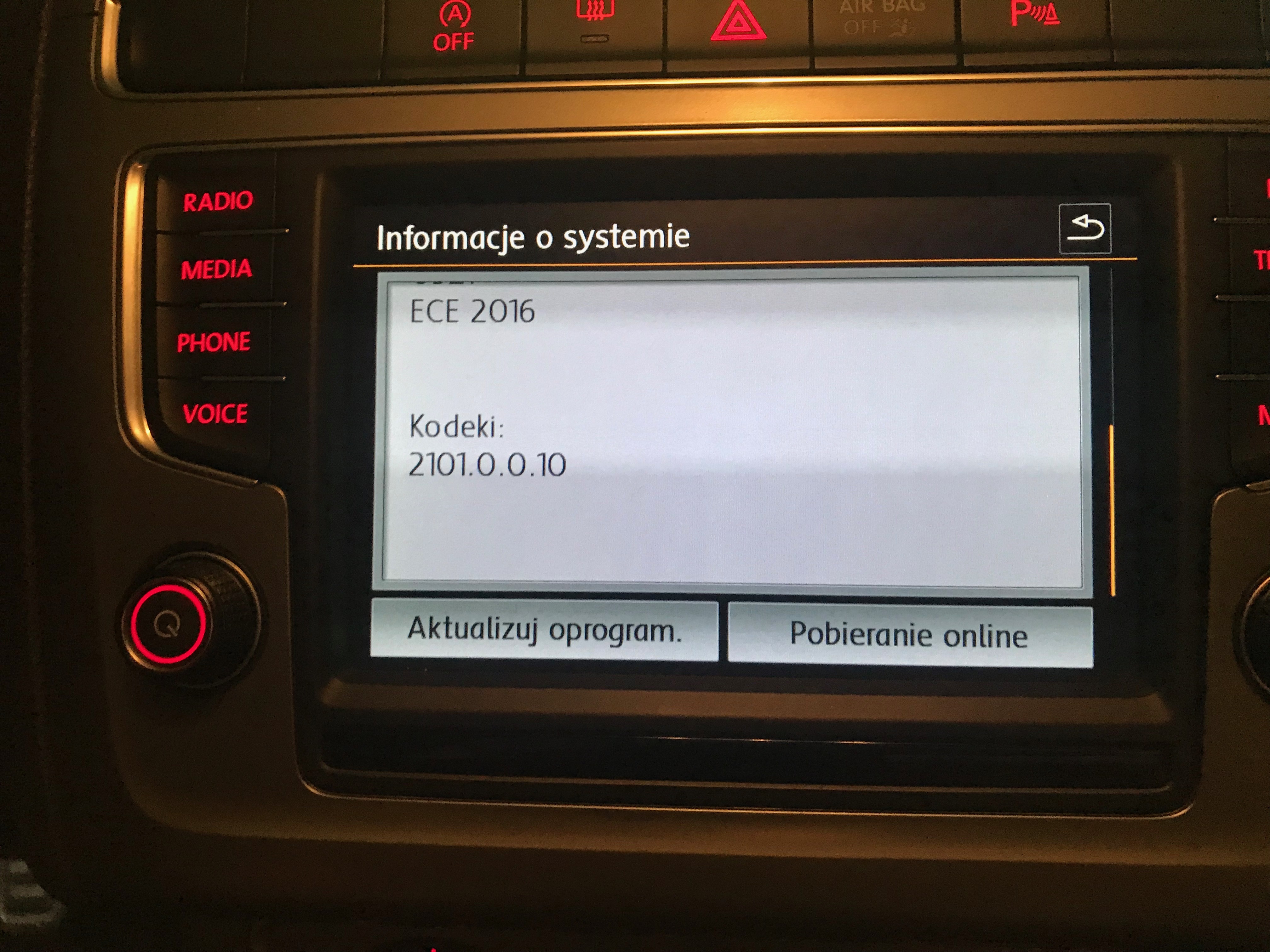 [Rozwiązano] VW Polo 6c Aktualizacja nawigacji