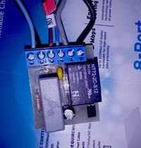 How to isolate the relay contact in a bistable switch for LED lighting?