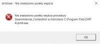 DIRT 4 - Nie znaleziono punktu wejscia procedury SteamInternal_Contextlnit