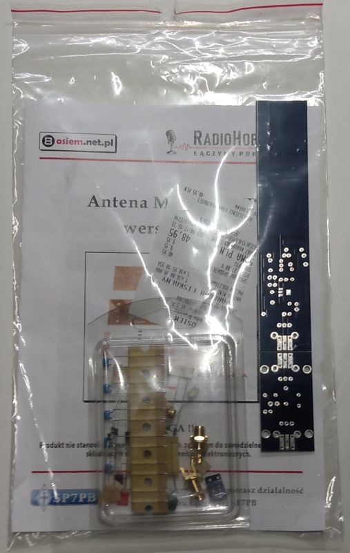 Aktywna antena Mini Whip w/g PA0RDT kit Aktywna antena Mini Whip w/g PA0RDT kit